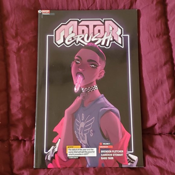 Motor Crush volume 1 B&N exclusive + bonus poster! TPB Image comic LGBTQ+ - Picture 2 of 7